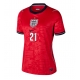 Billige Fotballdrakt England Eberechi Eze #21 Replika Bortedrakt Dame VM 2026 Kortermet Billige Fotballdrakt England Eberechi Eze #21 Replika Bortedrakt Dame VM 2026 Kortermet